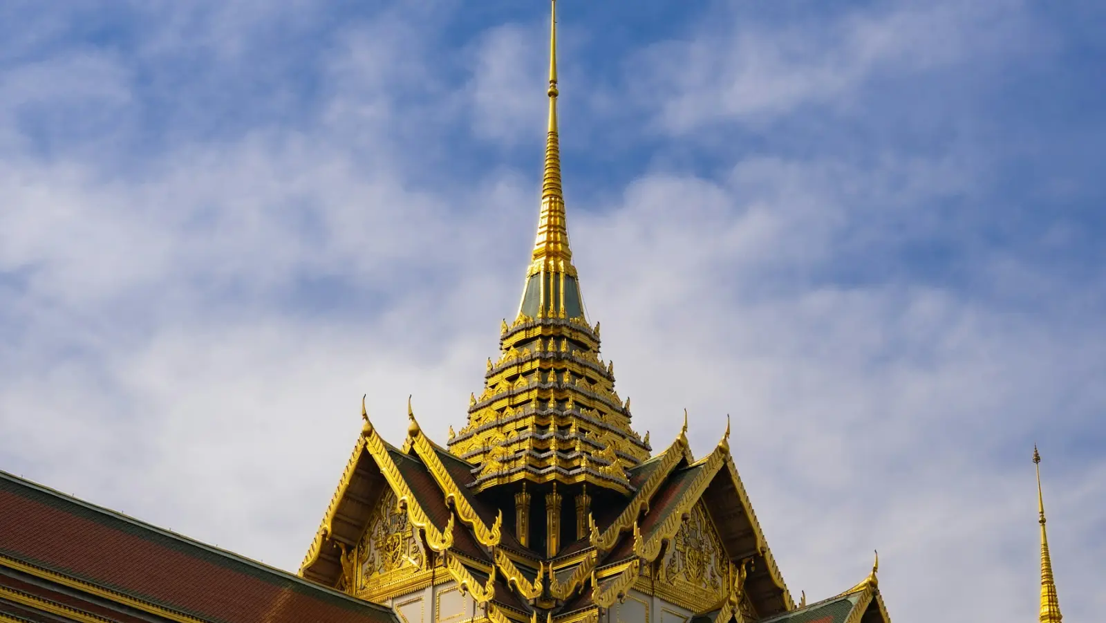 Golden roof of the Grand Palace in Bangkok